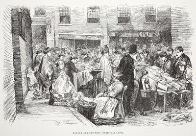 Marche aux Chiffons (Petticoat Lane), illustration de 